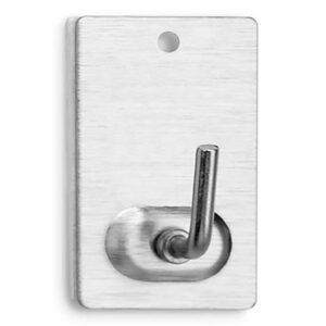 Inofix Colgador Adhesivo 2 Unidades One Size Chrome Plated