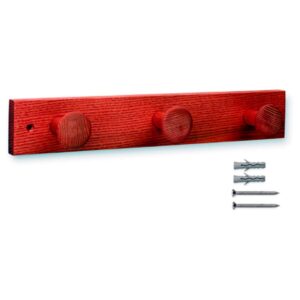 Inofix Colgador 3 Ganchos One Size Red