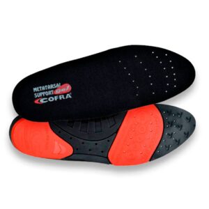 Cofra Plantillas Metatarsal Support 40 Black / Red