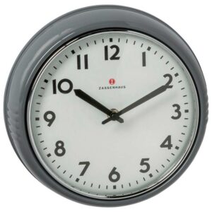 Zassenhaus Reloj Pared Retro One Size Cool Grey