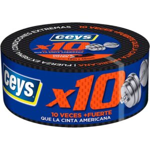 Ceys Cinta Adhesiva X10 507660 One Size Black