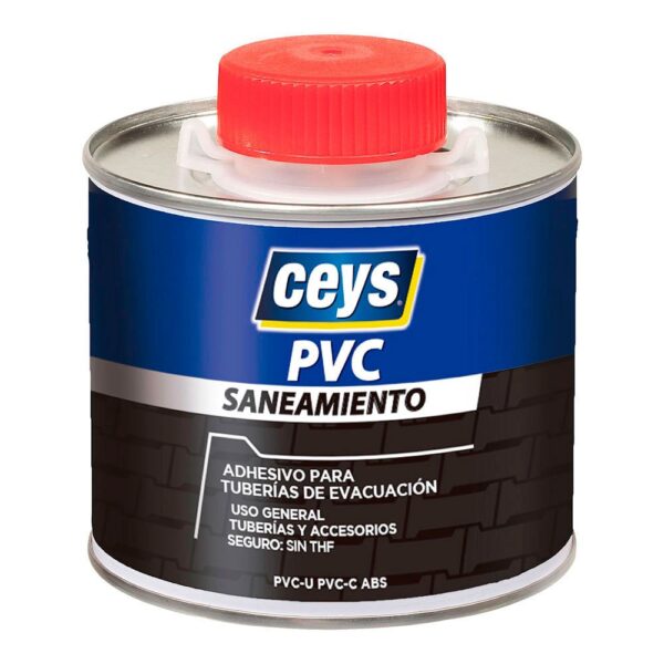 Ceys Adhesivo Con Pincel Saneamiento 900110 500ml One Size Grey