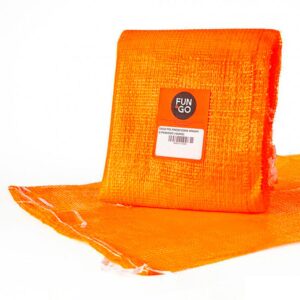 Fun And Go Saco Con Pasador Polismesh 55x83 Cm 10 Unidades One Size Orange