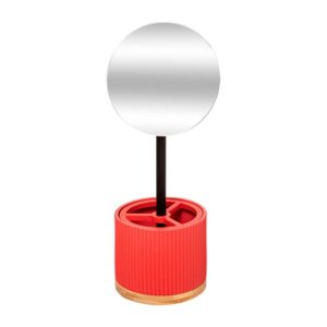 5 Five Espejo De Baño Con Organizador Colors One Size Red / Brown / black
