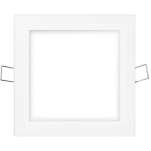 Edm Mini Downlight Led Cuadrado 6w 320 Lumens 6400k One Size White