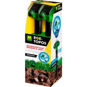 Masso Repelente Solar Para Topos 2 Unidades One Size Black / Green
