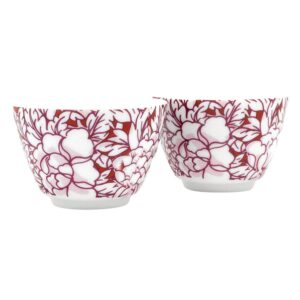 Bredemeijer Taza Té Yantai 2 Unidades One Size Red / White