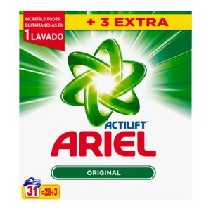 Ariel Detergente Polvo Regular 28+3 Lavados One Size Green / White