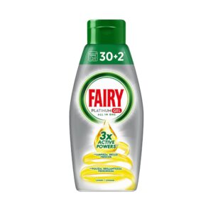Fairy Lavavajillas Desengrasante Platinum 30+2 Dosis One Size Green / Grey