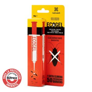 Novar Cebo En Gel Elimina Cucarachas 6231 10g One Size Black / White / Yellow