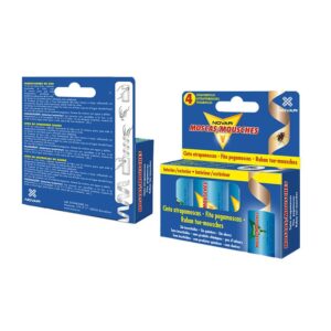 Novar Kit Cinta Atrapamoscas 6240 4 Unidades One Size Blue