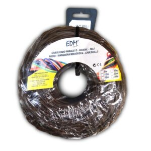 Edm Rollo Paralelo Textil Trenzado 3x1.5 Mm 5 M One Size Brown