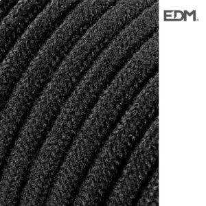 Edm Rollo Cable Cordon Tubulaire C41 2x0.75 Mm 5 M One Size Black