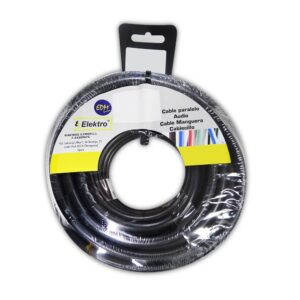 Edm Rollo Cable Acrilico 4x2.5 Mm 10 M One Size Black