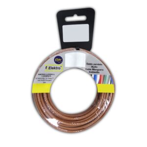 Edm Rollo Cablecillo Flexible 6 Mm 10 M One Size Brown