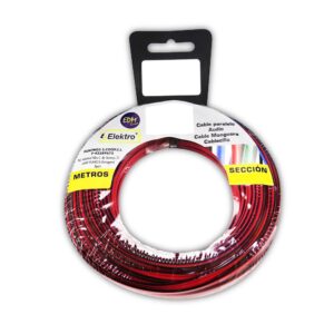 Edm Rollo Paralelo 2x0.75 Mm 25 M One Size Red / Black