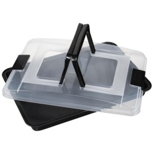 Kaiser Molde Inspiration Baking Tray 42x29 Cm With Transport Cover One Size Black