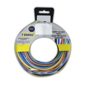 Edm Rollo Cablecillo 1.5 Mm 30 M One Size Blue / Brown / Yellow