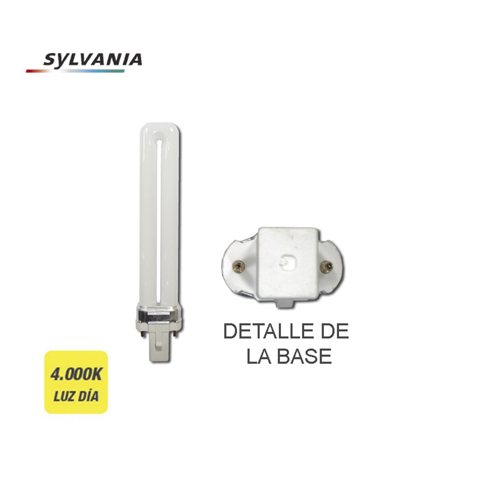 Sylvania Bombilla Lynx S G23 9w 600 Lumens 840k One Size White