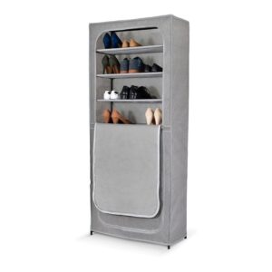 Plasticos Jobgar Armario Zapatero Doble Con Funda 160x68x30 Cm One Size Grey