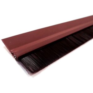 Geko Burlete Puerta Adhesivo Rigido 1 M One Size Brown