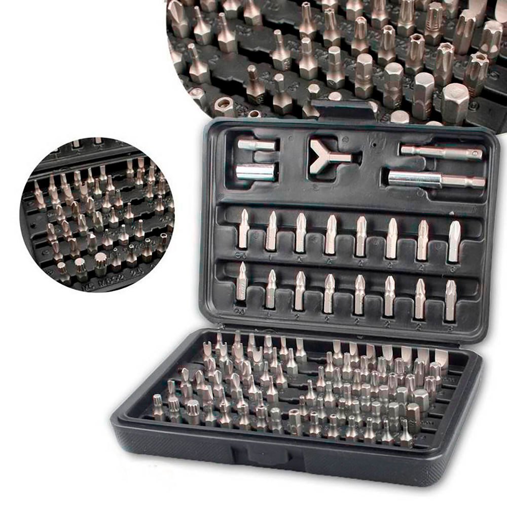 Hofftech Kit Puntas Destornillador 100 Unidades One Size Silver / Black