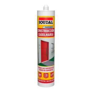 Soudal Silicona Construcción 115785 280ml One Size Clear