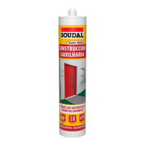 Soudal Silicona Construcción 115786 290ml One Size White