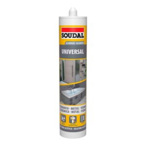 Soudal Silicona Universal 115924 280ml One Size Silver