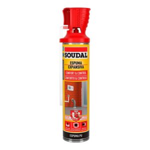 Soudal Espuma Poliuretano 123921 Confort And Control 600ml One Size Beige