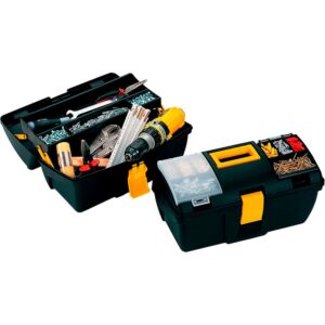 Terry Caja Herramientas 39.3x18.9x20 Cm One Size Black / Yellow