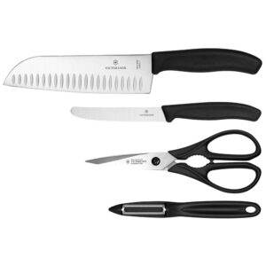 Victorinox Set Swiss Classic Kitchen 4 One Size Black / Silver