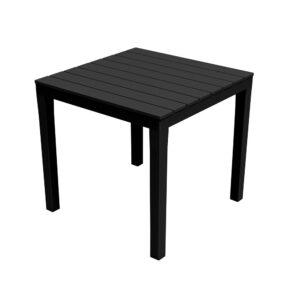 Ipae Pro Garden Mesa Cuadrada 78x78x72 Cm One Size Black