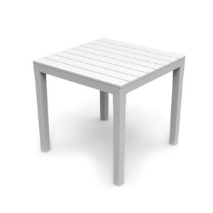 Ipae Pro Garden Mesa Cuadrada 80x80x75 Cm One Size White