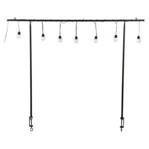 Mica Decorations Soporte Mesa Exterior Con 10 Bombillas One Size Black