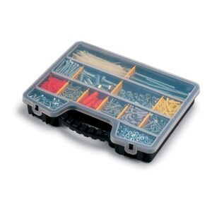 Oem Organizador Compartimentos Con Tapa 16 Divisiones One Size Black / Clear