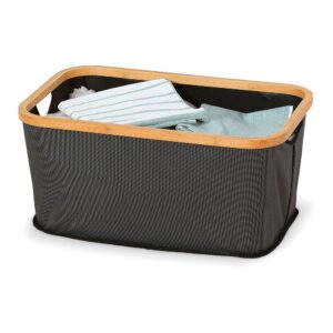 Plasticos Jobgar Cesto Plegable Bambú 54x34x25 Cm One Size Brown / Black
