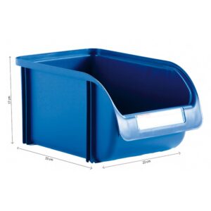 Plastiken Contenedor Titanium 22 Cm One Size Blue