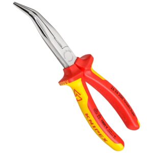 Knipex Alicates De Corte Lateral De Punta Puntiaguda 200 Mm One Size Red / Yellow