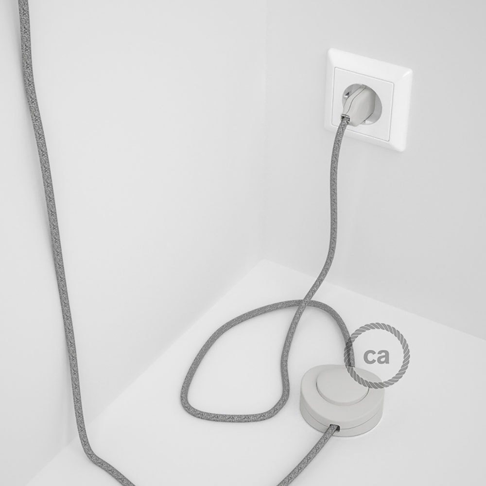 Creative Cables Cable Lámpara Pie Rl02 Sparkly 3 M One Size Silver / White - Imagen 2