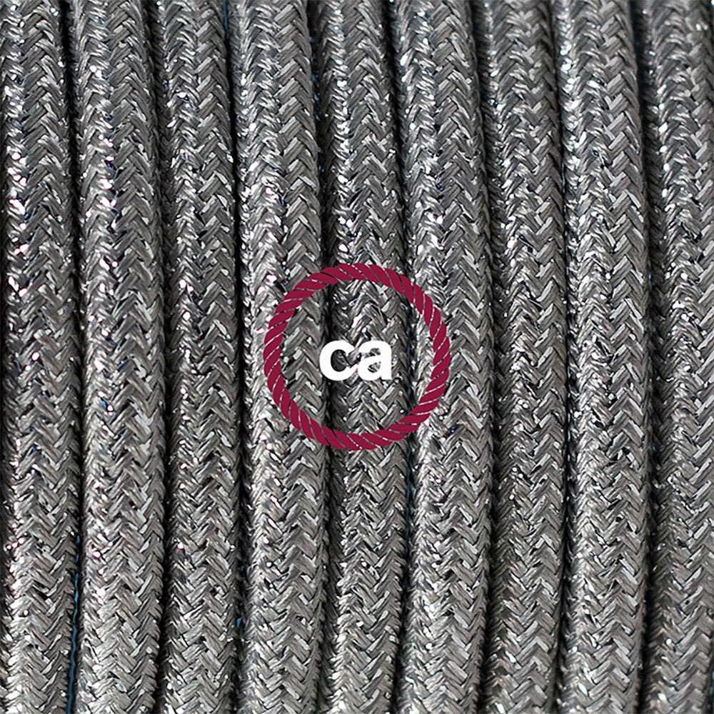 Creative Cables Cable Lámpara Pie Rl02 Sparkly 3 M One Size Silver / White - Imagen 3