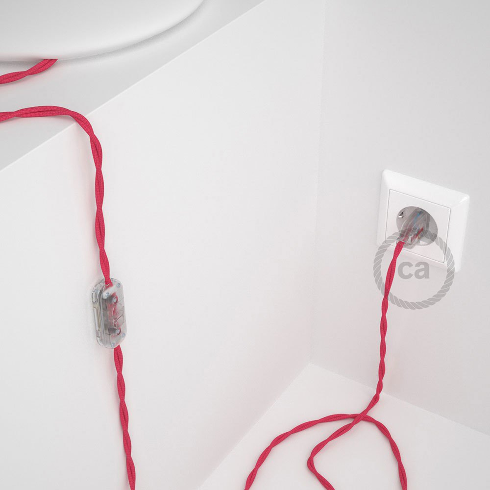 Creative Cables Cable Lámpara Tm08 1.8 M One Size Fuchsia / Clear - Imagen 2