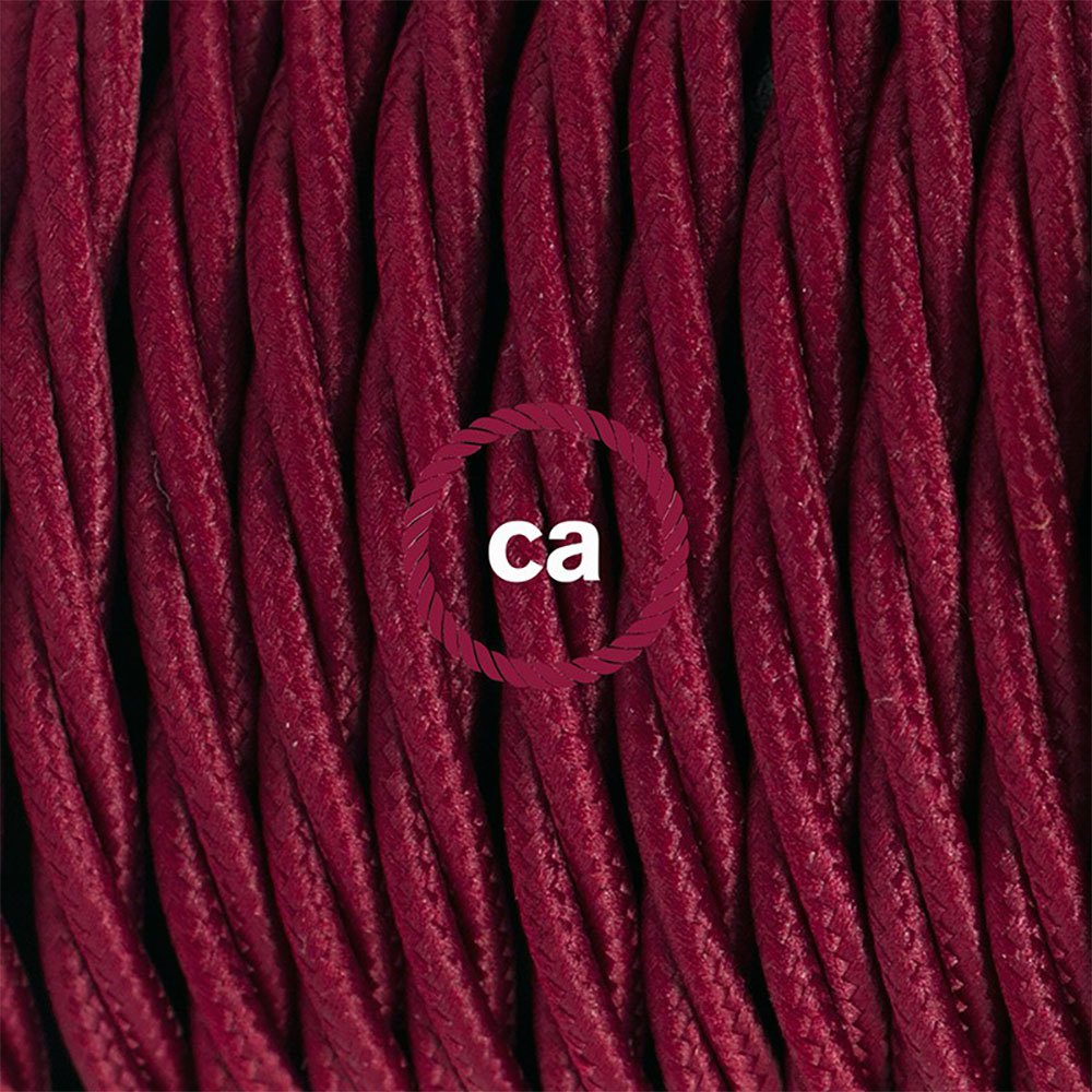 Creative Cables Cable Lámpara Tm19 1.8 M One Size Burgundy / Black - Imagen 3