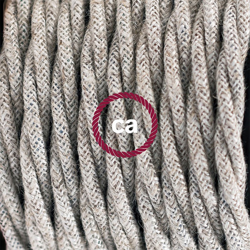 Creative Cables Lámpara Colgante Para Pantalla Con Enchufe Uk Tn01 3 M One Size Beige / White - Imagen 5