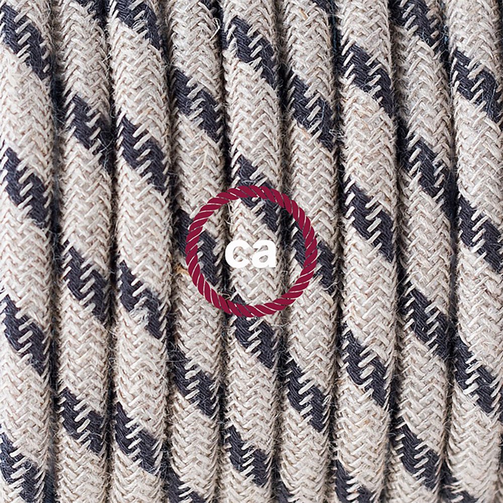 Creative Cables Lámpara Colgante Pendel Para Pantalla Rd54 Stripes Diy 2 M One Size Anthracite / Chrome Plated - Imagen 2