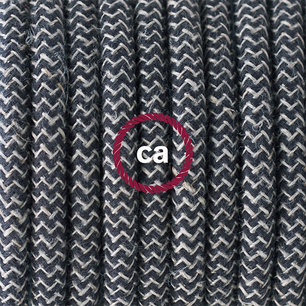 Creative Cables Lámpara Colgante Pendel Para Pantalla Rd74 Zigzag Diy 2 M One Size Anthracite / Copper - Imagen 2