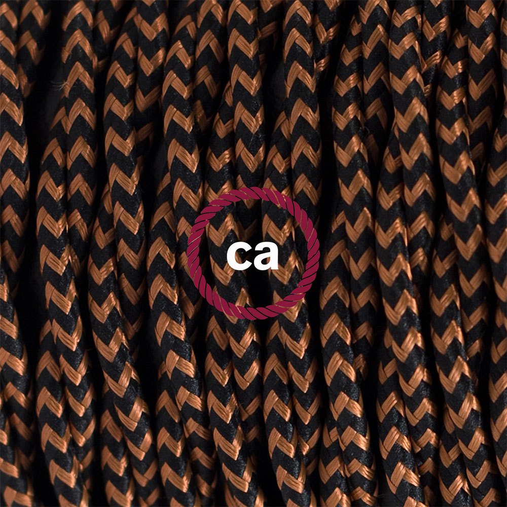 Creative Cables Lámpara Colgante Pendel Para Pantalla Tz22 2 M One Size Black / Whiskey / Chrome Plated - Imagen 2