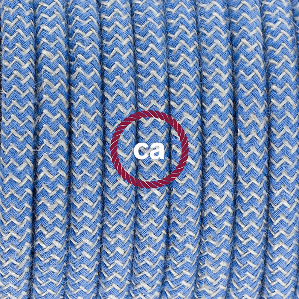 Creative Cables Lámpara Colgante Pendel Rd75 Zigzag 1 M Diy One Size Steward Blue / Copper - Imagen 2