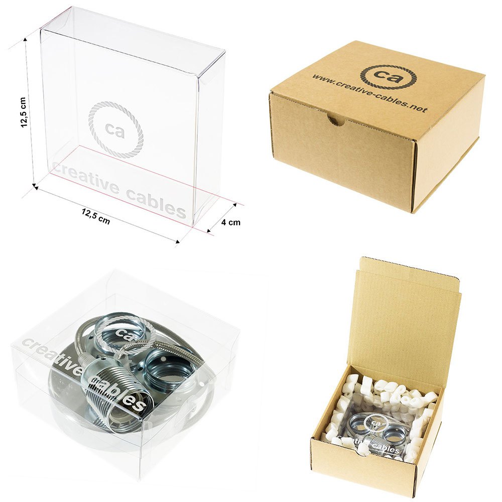 Creative Cables Lámpara Colgante Pendel Tm02 2 M Diy One Size Silver / White - Imagen 6