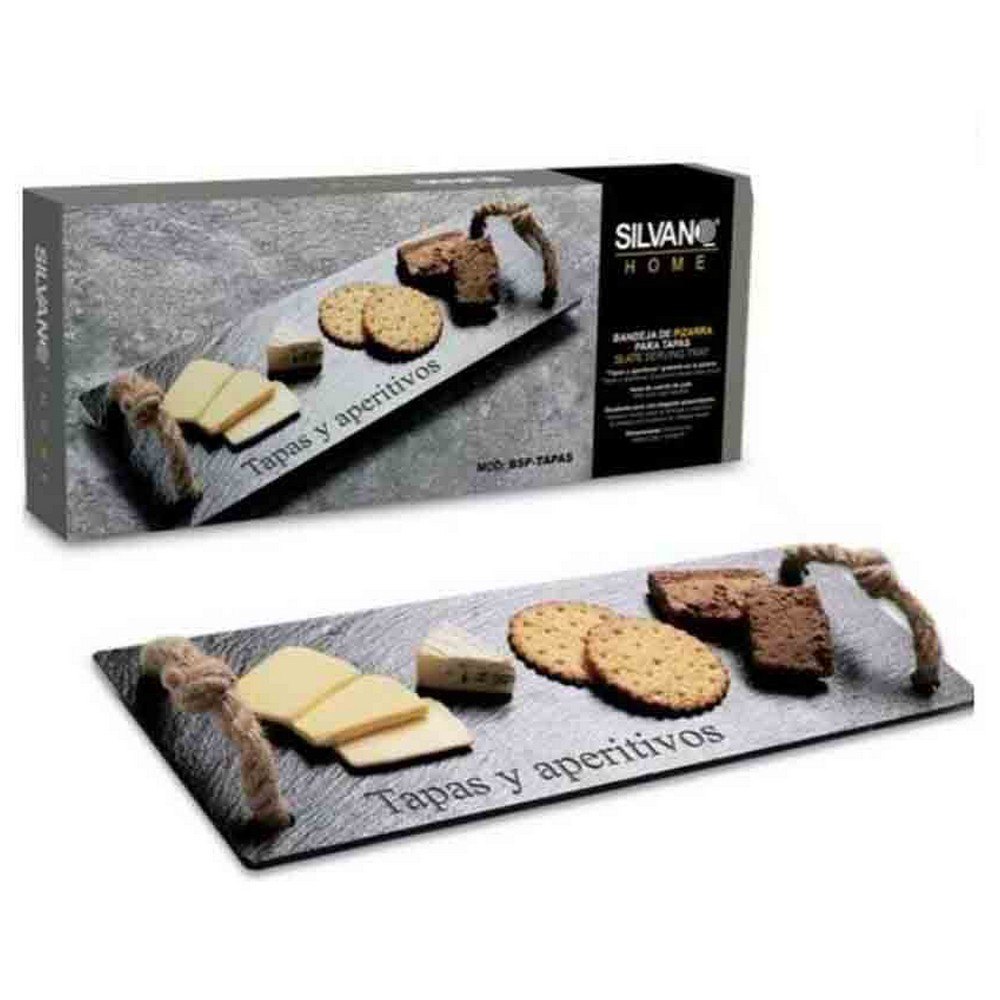 Silvano Pizarra Rectangular Asas Yute One Size Black - Imagen 2